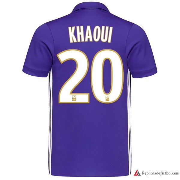 Camiseta Marsella Tercera equipación Khaoui 2017-2018